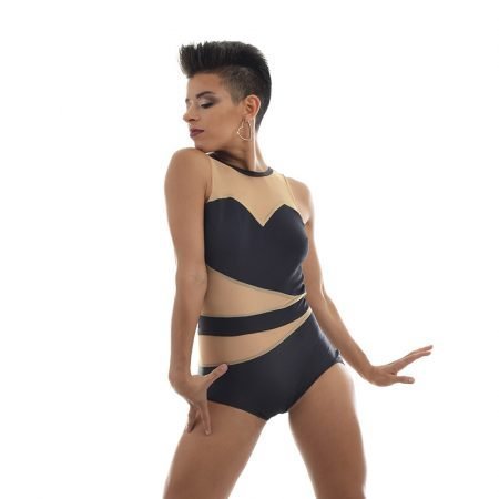 Margot Nude/Black Leotard